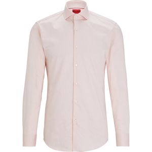 HUGO Kason slim fit overhemd, twill, rood