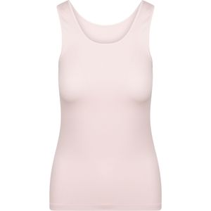 RJ Bodywear Pure Color dames top (1-pack), hemdje met brede banden, roze -  Maat: L