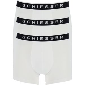 SCHIESSER 95/5 shorts (3-pack), wit -  Maat: XL