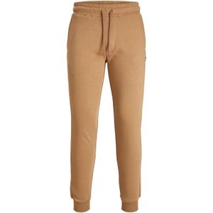 JACK & JONES Gordon Star Sweat Pant regular fit, heren joggingbroek, camel bruin -  Maat: L