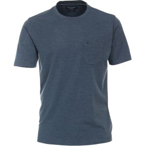 CASA MODA comfort fit heren T-shirt, blauw -  Maat: 3XL