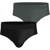 Bjorn Borg - Sports Mesh Brief - Heren Slips - Groen - Zwart - 2-pack