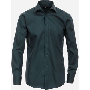 VENTI modern fit overhemd, popeline, groen 45