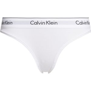 Calvin Klein dames Modern Cotton slip, wit -  Maat: L