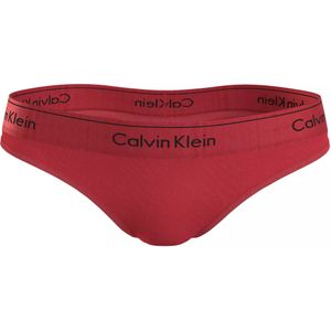 Calvin Klein dames thong (1-pack), string, rood -  Maat: 3XL