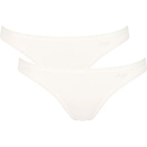 Sloggi - Women GO Mini - Dames Slip - Wit - 2-pack
