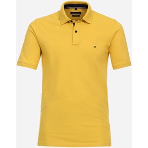 CASA MODA comfort fit heren polo, geel