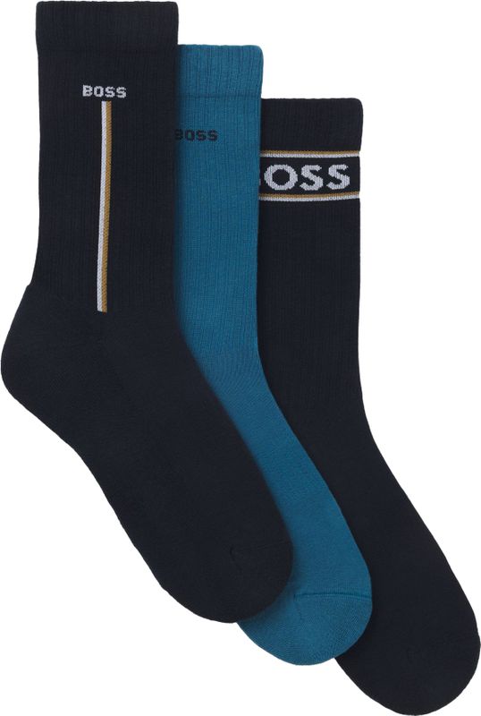 Boss - Iconic 10273981 - Sokken - 3 Paren - Katoenrijke Mix