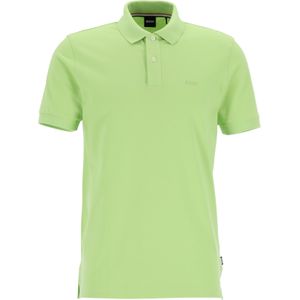 BOSS Pallas regular fit polo, pique, groen -  Maat: S