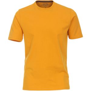 Redmond regular fit T-shirt, korte mouw O-hals, geel -  Maat: 6XL