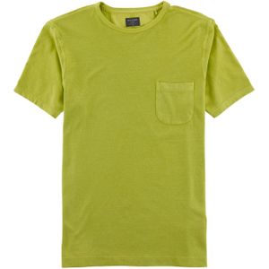 OLYMP Casual modern fit T-shirt, groen -  Maat: M