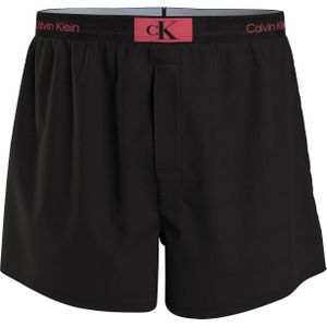 Calvin Klein Woven Boxers (1-pack), heren boxers wijd katoen, zwart -  Maat: XXL