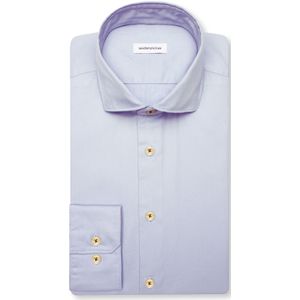 Seidensticker slim fit overhemd, popeline, blauw