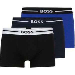 HUGO BOSS Bold trunks (3-pack), heren boxers kort, multicolor (set met verschillende kleuren) -  Maat: S