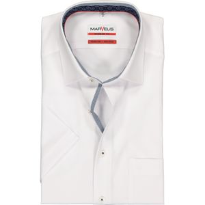 MARVELIS Modern Fit overhemd, korte mouw, wit (contrast) 45