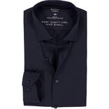 OLYMP - 24/7 Level 5 - Body Fit Overhemd - Marine Blauw - Strijkvriendelijk