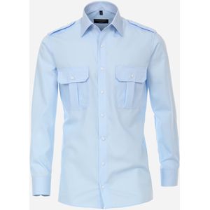 CASA MODA modern fit overhemd, popeline, blauw 45