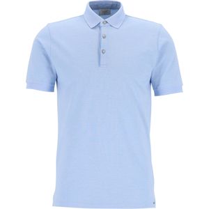 OLYMP Polo Level 5 Casual, slim fit polo, lichtblauw -  Maat: S