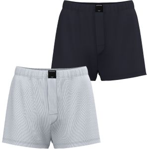 Bjorn Borg - Woven Boxershorts - Boxershorts - Navy Blauw - Set van 2