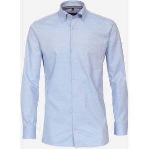 CASA MODA modern fit overhemd, dobby, blauw 45