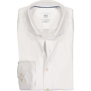 ETERNA 1863 slim fit casual Soft tailoring overhemd, jersey heren overhemd, wit 43