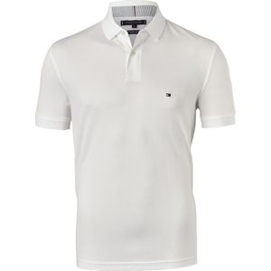 Tommy Hilfiger 1985 regular fit polo, wit -  Maat: XL