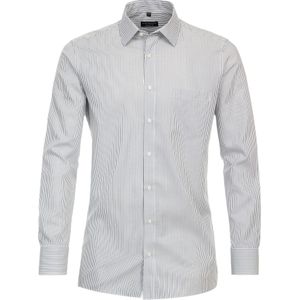 3 voor 99 | Redmond comfort fit overhemd, popeline, blauw gestreept