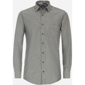 3 voor 99 | Redmond modern fit overhemd, popeline, zwart 47/48