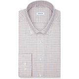 Seidensticker slim fit overhemd, popeline, beige geruit