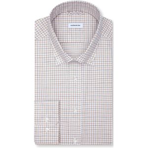 Seidensticker slim fit overhemd, popeline, beige geruit