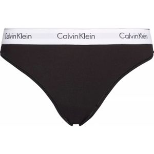 Calvin Klein dames thong (1-pack), string, zwart -  Maat: XXL