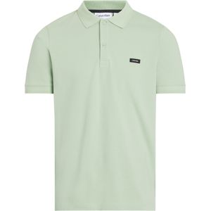 Calvin Klein Thermo Tech Pique Slim Polo, heren poloshirt, lichtgroen -  Maat: S