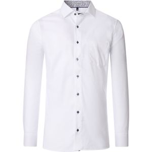CASA MODA modern fit overhemd, structuur, wit