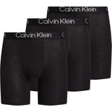 Calvin Klein Boxer Briefs (3-pack), heren boxers extra lang, zwart -  Maat: L