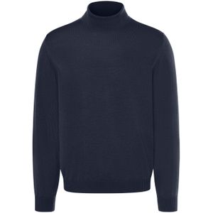 MAERZ Classic Fit heren coltrui wol, navy blauw