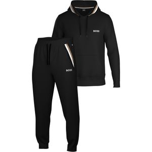 BOSS Long Set, heren lounge set, zwart