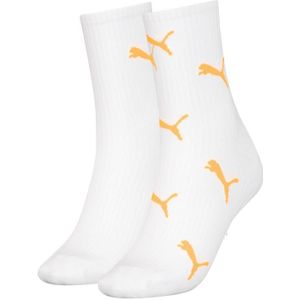 Puma Cat Logo Sock (2-pack), dames sokken, mango combi dessin