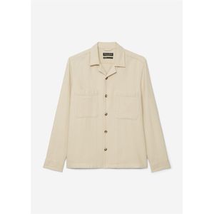Marc O'Polo relaxed fit heren overshirt, wit
