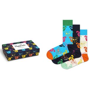 Happy Socks Mixed Dog Socks Gift Set (3-pack), unisex sokken in cadeauverpakking - Unisex - Maat: 41-46