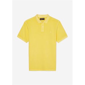 Marc O'Polo regular fit polo, heren poloshirt, geel -  Maat: L