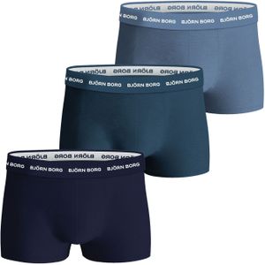 Bjorn Borg Cotton Stretch trunks, heren boxers korte pijp (3-pack), multicolor -  Maat: XXL