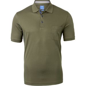 OLYMP modern fit poloshirt, active dry, donkergroen -  Maat: 3XL