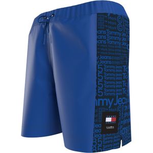 Tommy Hilfiger Medium Drawstring swimshort, heren zwembroek, zwart dessin
