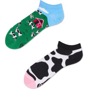 Many Mornings unisex enkelsokken, Holy Cow Low