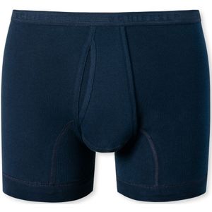 SCHIESSER Original Feinripp boxer (1-pack), heren onderbroek kort met gulp fijnrib marine
