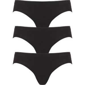 TEN CATE Basic women bikini slips (3-pack), dames slips lage taille, zwart