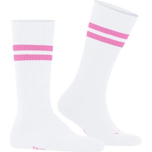FALKE Dynamic unisex sokken, wit met roze -  Maat: 39-41