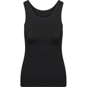 RJ Bodywear Pure Color dames top (1-pack), hemdje met brede banden, zwart -  Maat: 4XL