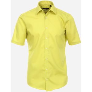 VENTI modern fit overhemd, korte mouw, popeline, groen 48
