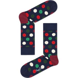 Happy Socks - Big Dot - Sokken - Blauw/Rood/Groen - Unisex - 1 paar